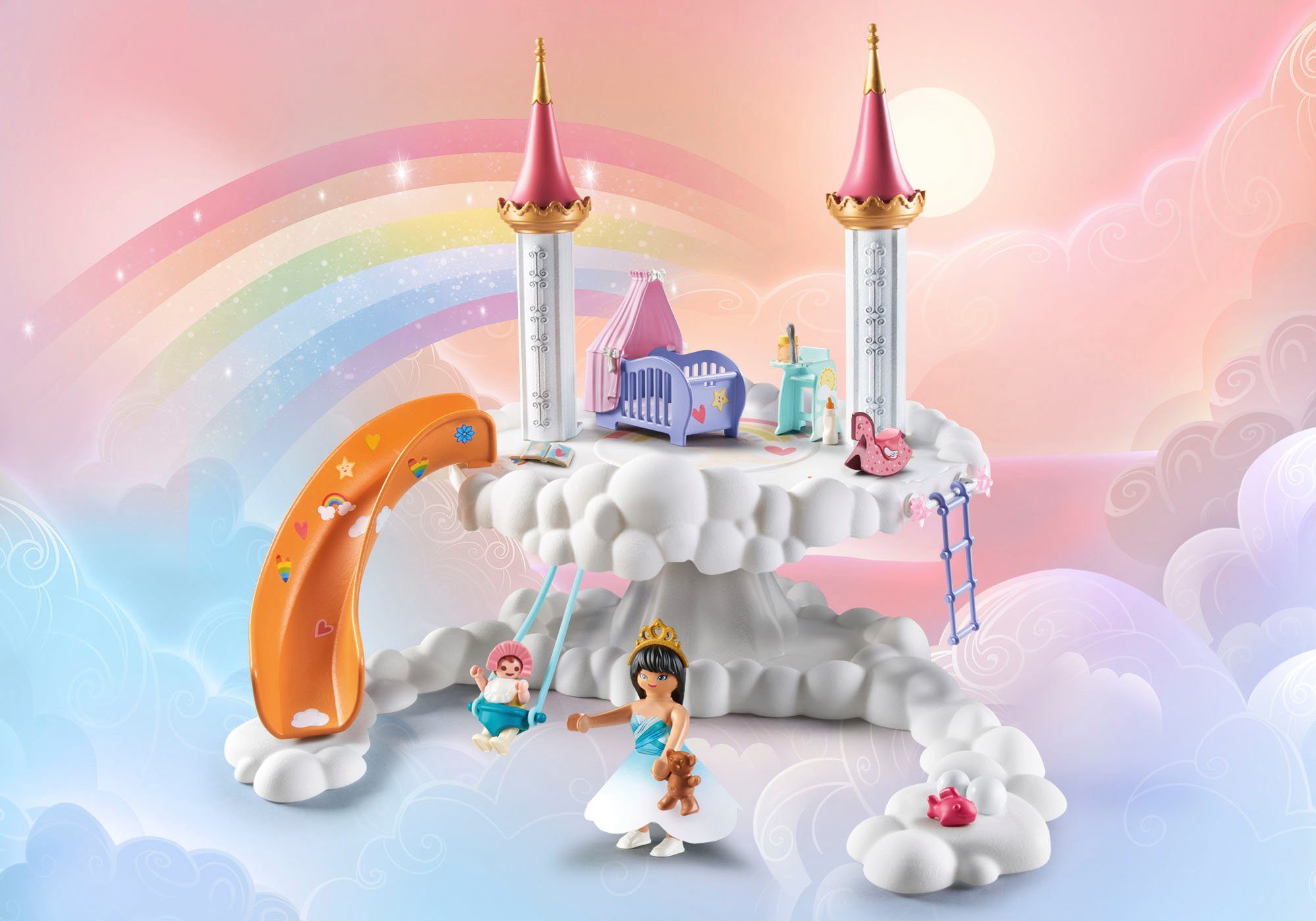Playmobil® Himmlische Babywolke (71360), Princess Magic Konstruktions-Spiel günstig online kaufen