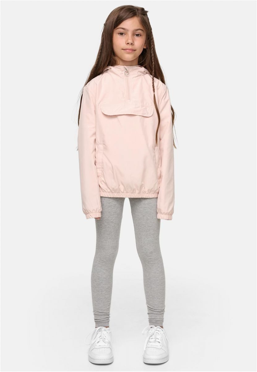 URBAN CLASSICS Outdoorjacke Girls Basic Pullover Jacket Überziehjacke Mädchen