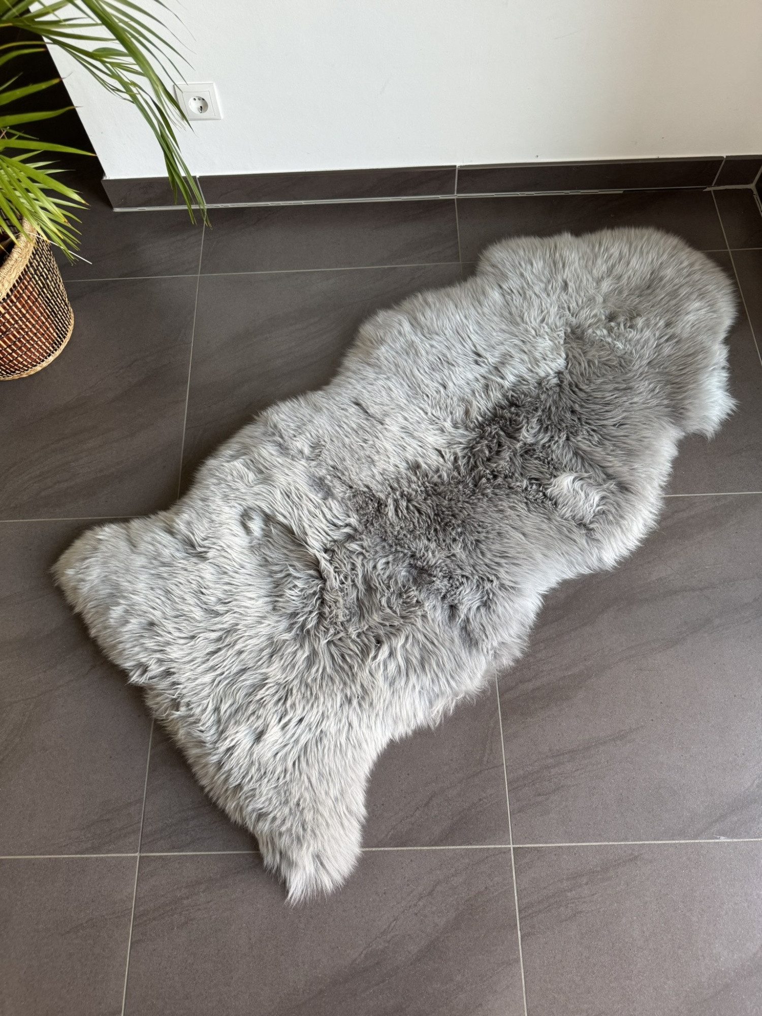 Kaiser Fellteppich Dekofell aus 1,5 Fellen Feet ca. 135 x 60 cm