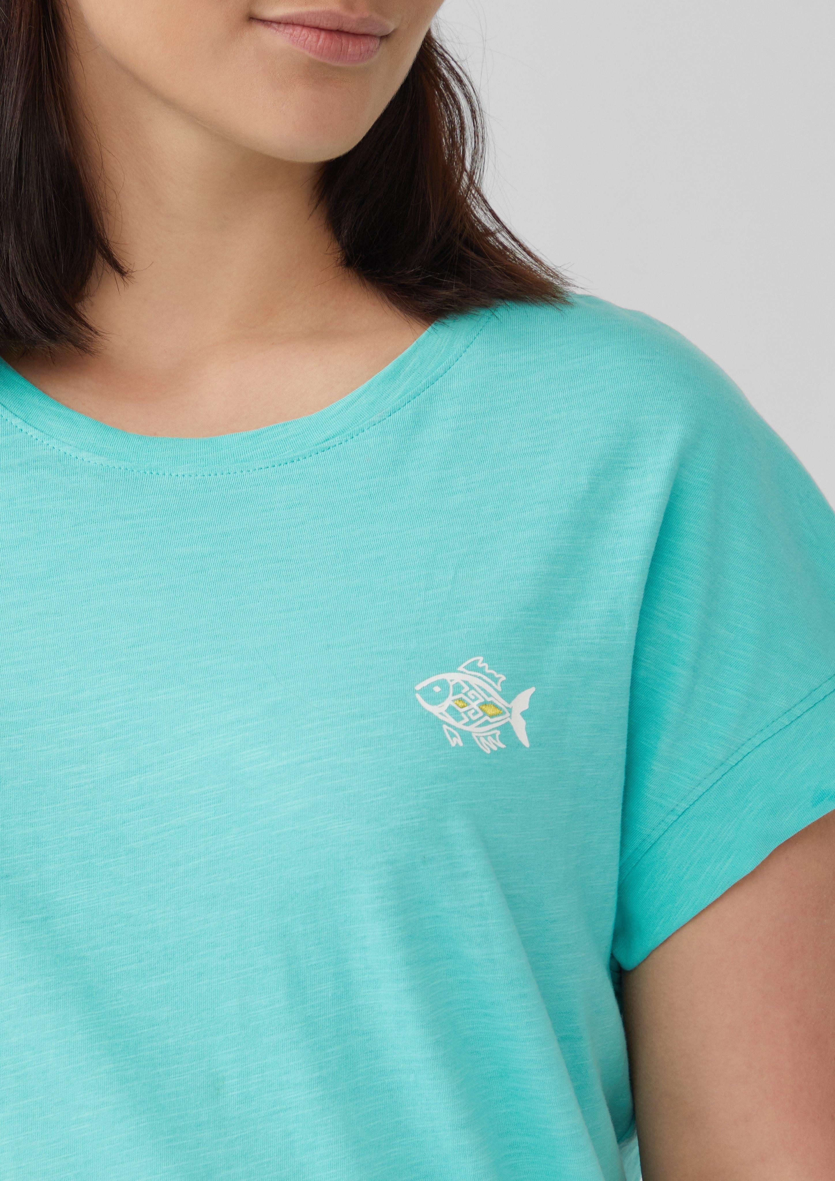 s.Oliver Kurzarmshirt T-Shirt im Relaxed Fit günstig online kaufen