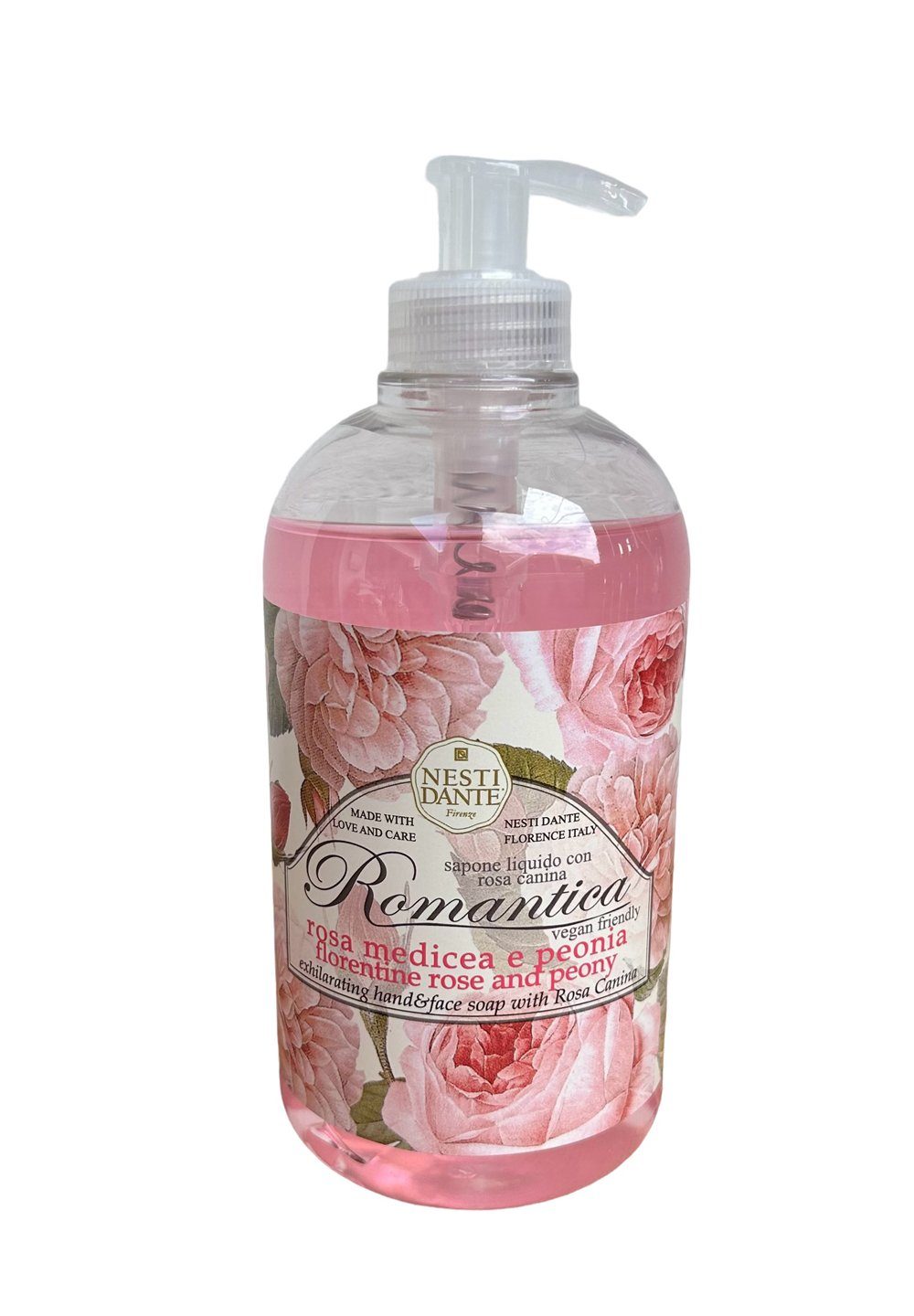 Nesti Dante Flüssigseife 661208, Florentine Rose & Peony Liquid Soap 500 ml