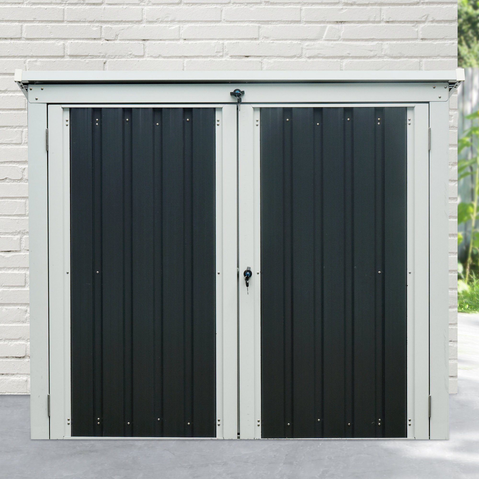 Zelsius Garten-Geräteschrank Gartenschrank 158 x 101 günstig online kaufen