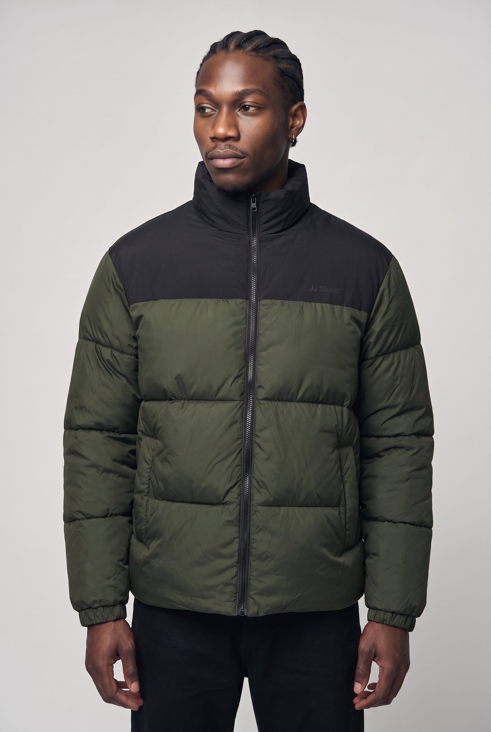Jack & Jones Steppjacke JJRAZE COLLAR STAND PUFFER Kunstfaser, regular fit – Bild 5 von 5