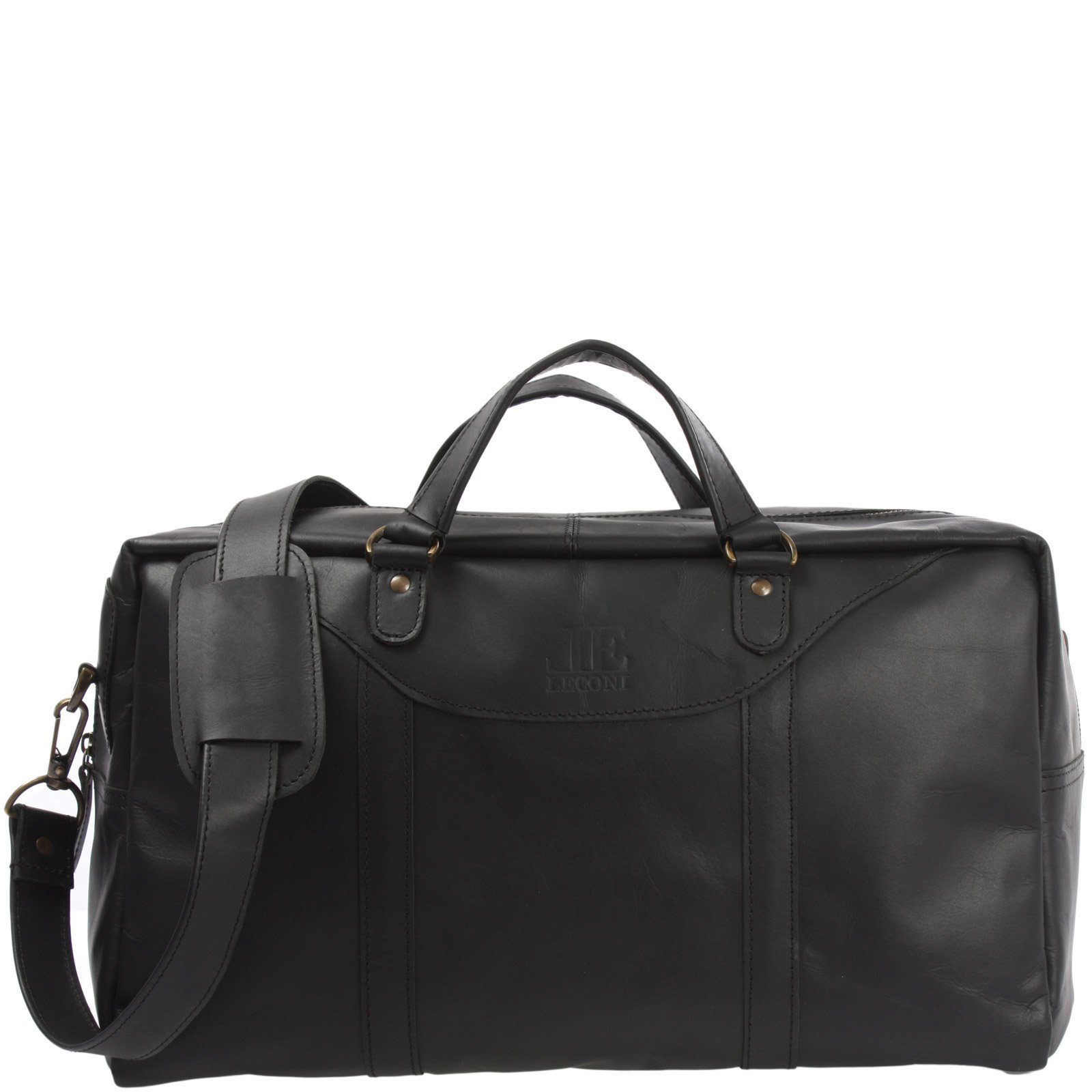 LECONI Weekender kleine Reisetasche Weekender Handgepäck Leder LE2009