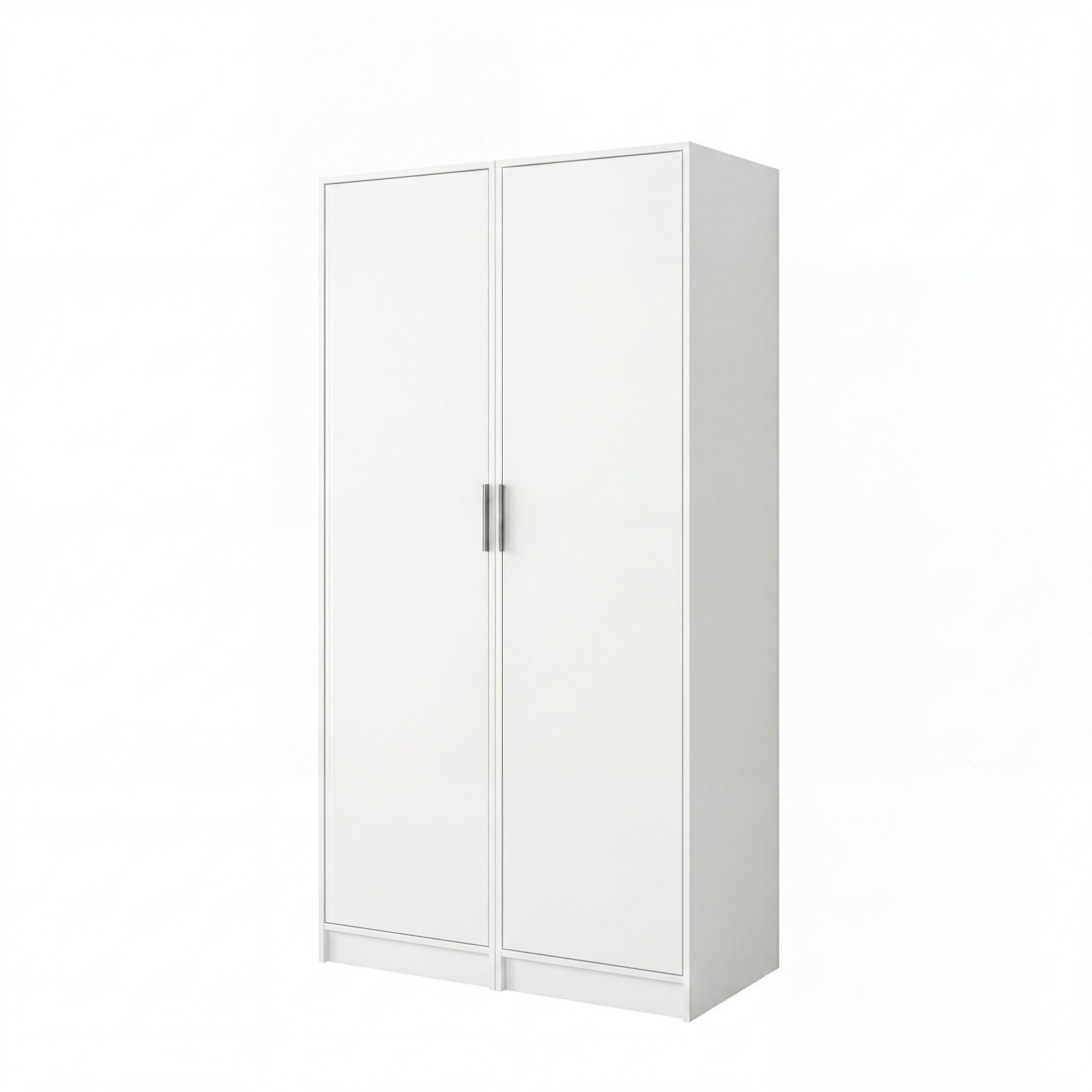 FACKELMANN Badmöbel-Set Stauraum Set Weiß, 2-teilig, Putzschrank, Ordnungssystem