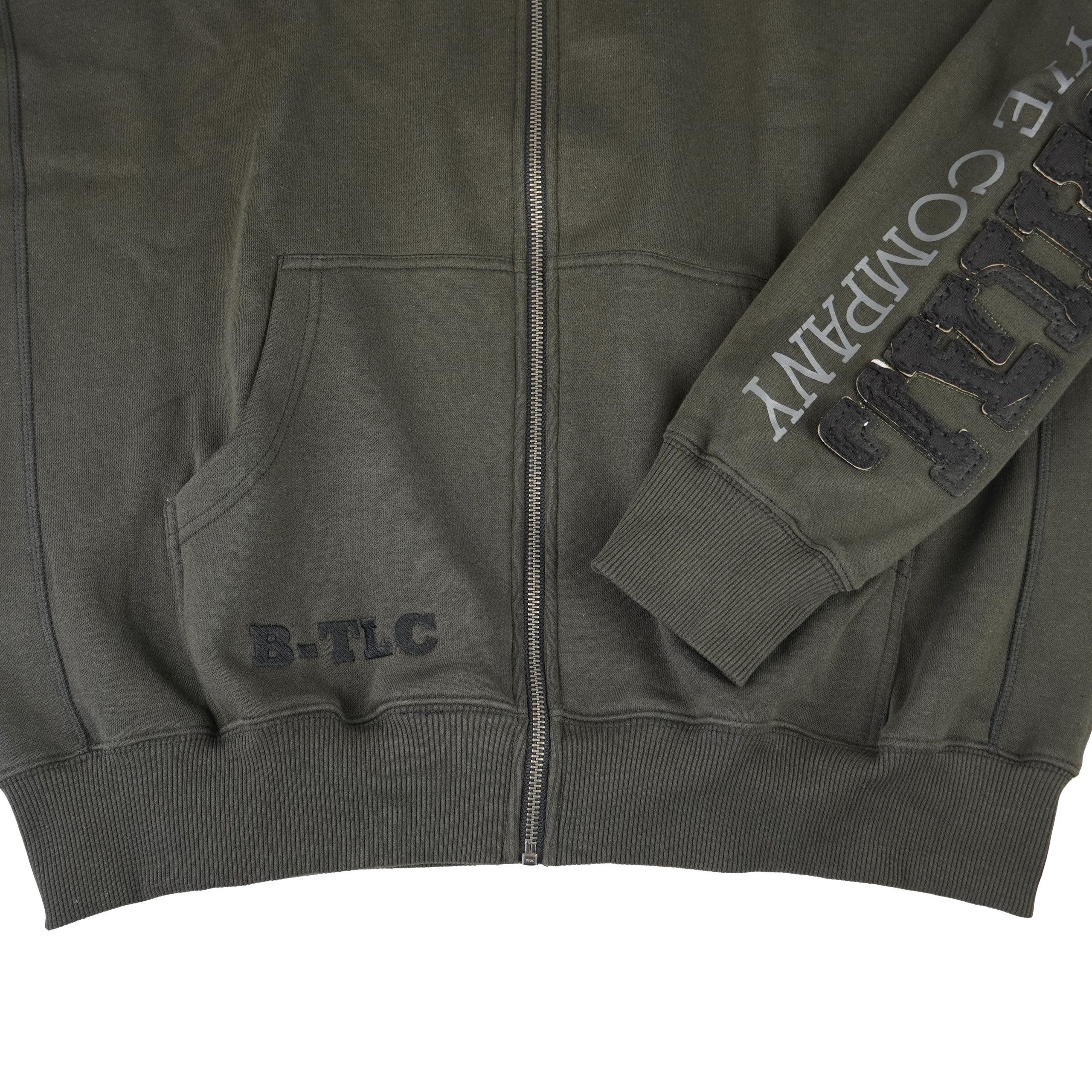 Kapuzensweatjacke Brachial Zip-Hoody "Gym" dark mocca/schwarz