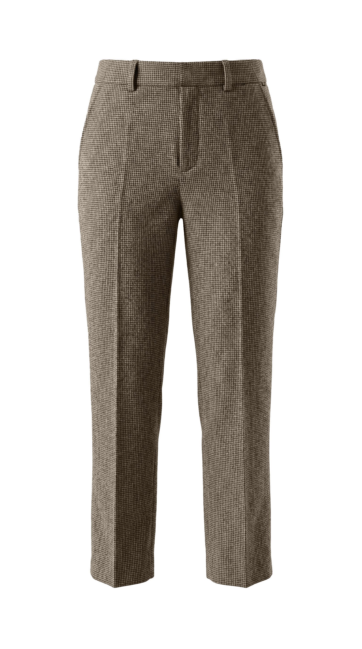Stehmann Stoffhose Fenja5-780 7/8 - Chino mit Bundfalten und feinem Muster / mit Stretch