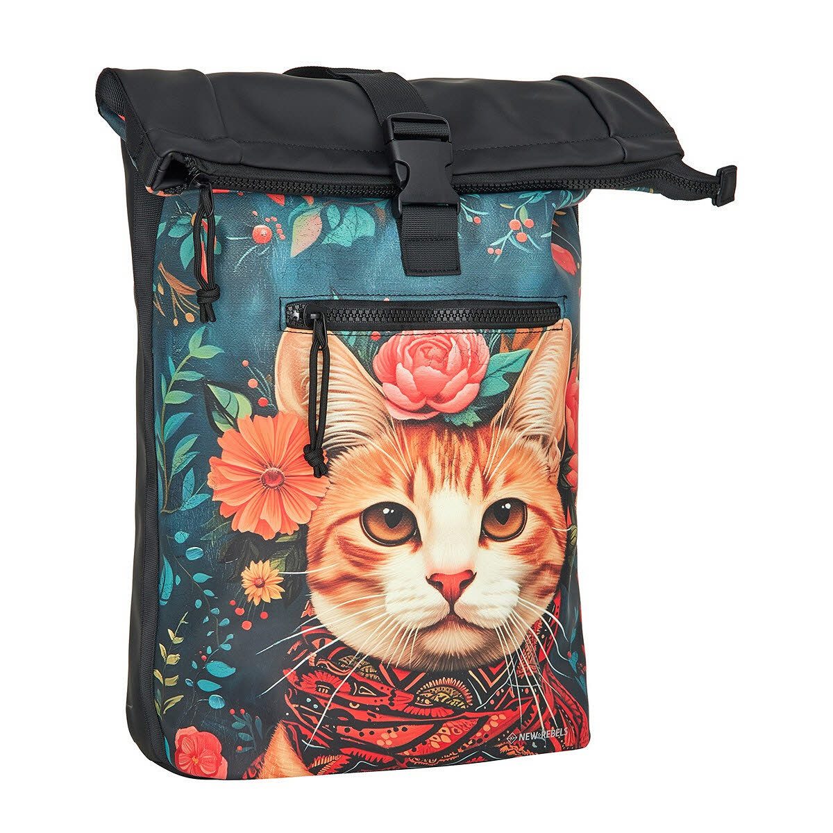 NEW REBELS Freizeitrucksack Rolltop 16l - New York