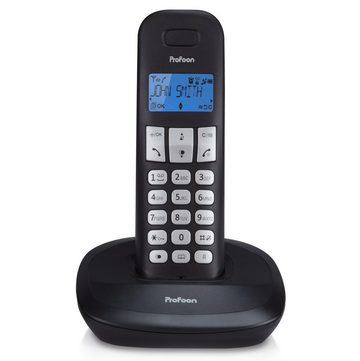 Profoon DECT-Telefon Set mit 3 Mobilteilen und Ladeschale Schnurloses DECT-Telefon (Mobilteile: 3)