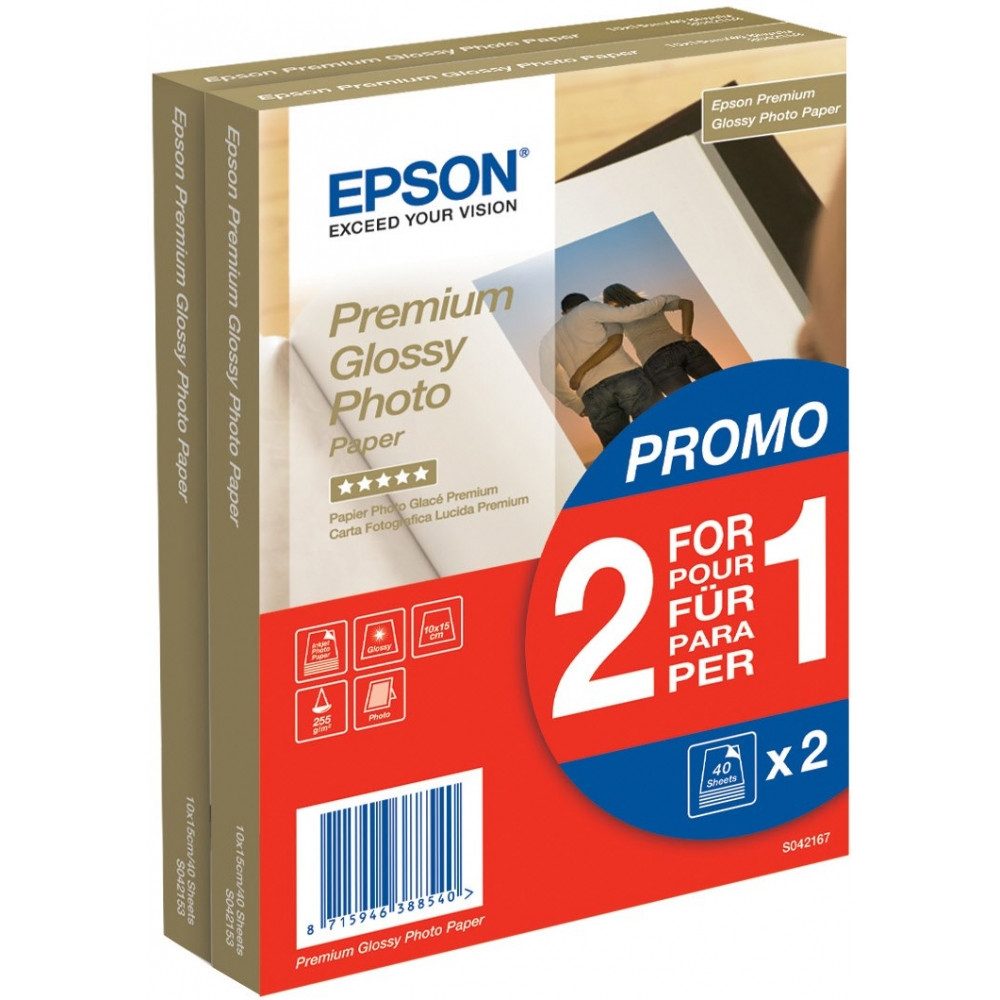 Epson Epson Premium Glossy Photo Paper - Fotopapier. Elektro-Kabel, Hochglänzende Oberfläche