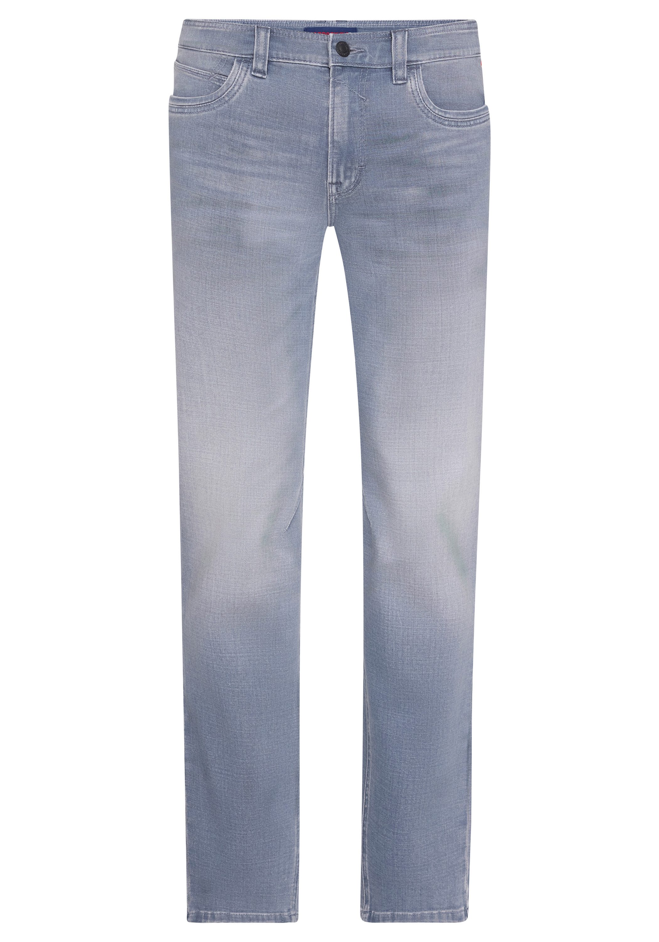 Paddock's Slim-fit-Jeans PIPE Graue Slim Fit Jeans mit Stretch günstig online kaufen