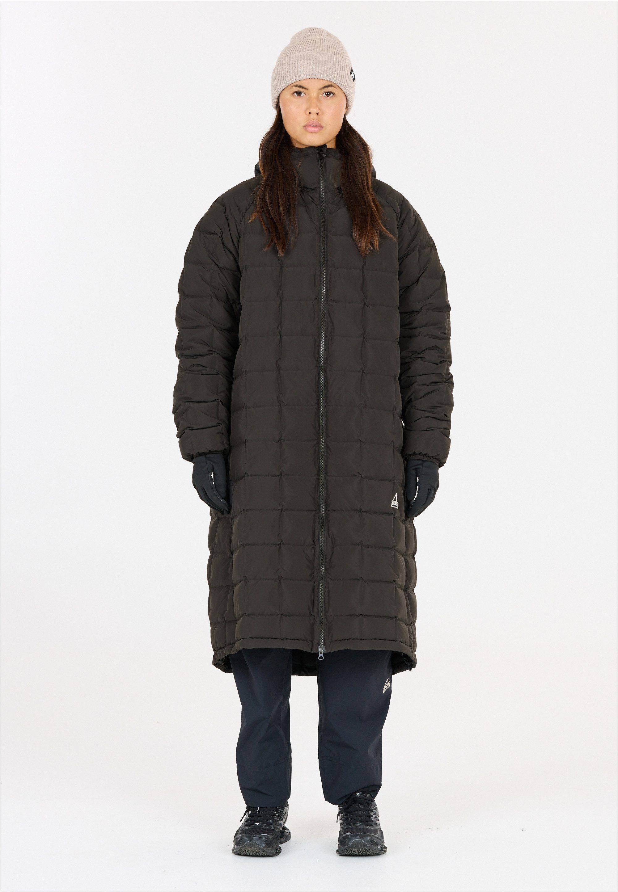 SOS Skijacke Kicking Horse im langen Schnitt mit wasserfester Beschichtung