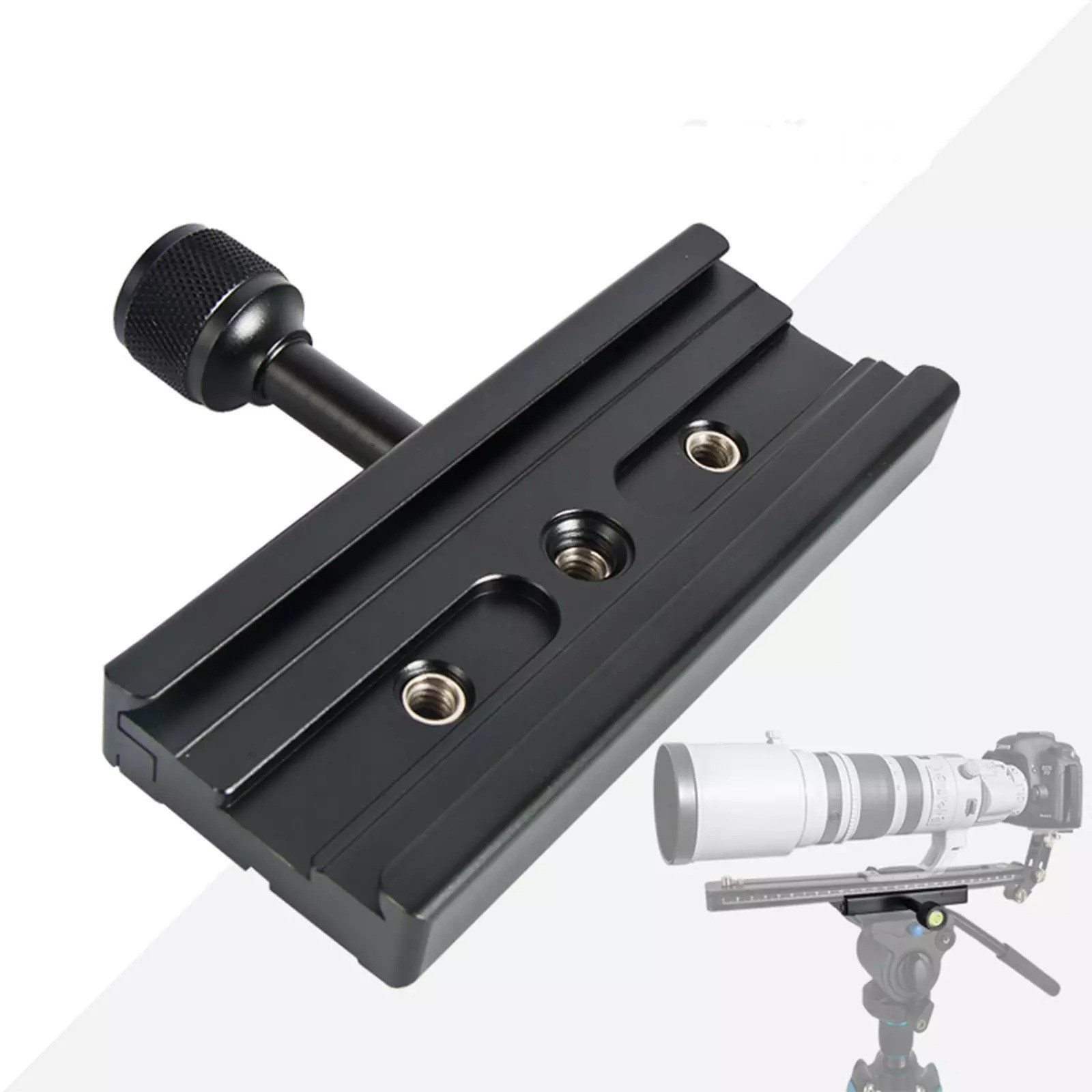 BEXIN Kamerahalterung 120mm verlängerte Stativ Konvertierungsklemmhalterung für DSLR Kamera