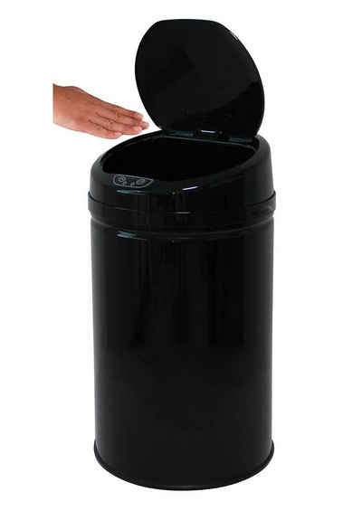 ECHTWERK Mülleimer INOX BLACK, Infrarot-Sensor, Fassungsvermögen 30 Liter