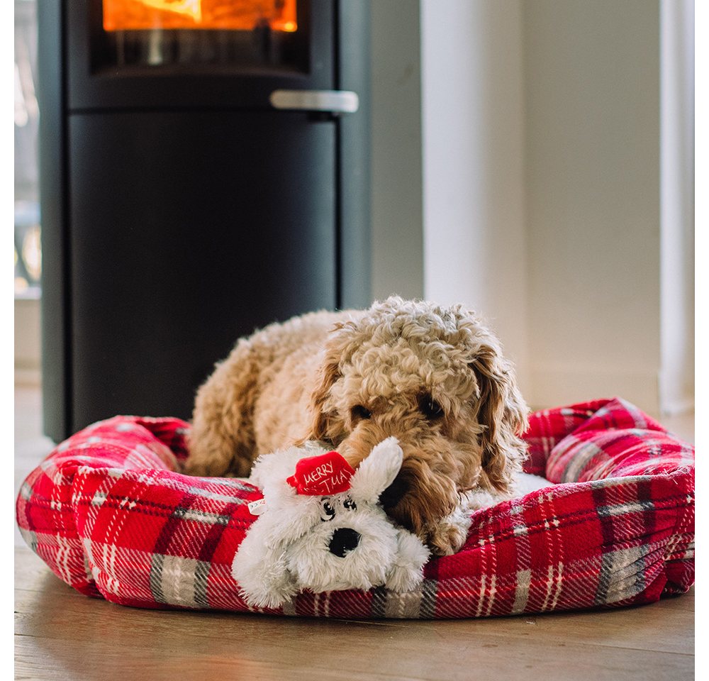 Thumbnail - Nobby Tierkuscheltier XMAS Plüschhund "Schleppi"