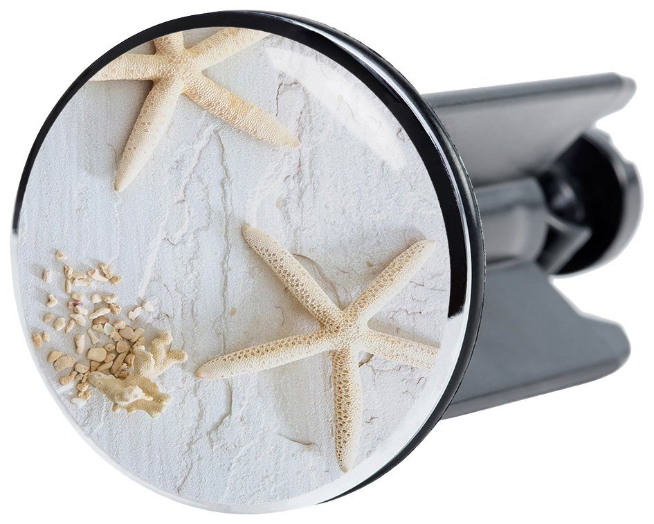 Sanilo Waschbeckenstöpsel Seesterne Grau, Ø 4 cm, Ø 4 cm