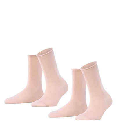 FALKE Socken »Happy 2-Pack« (2-Paar) Baumwollstrumpf für jedes Outfit