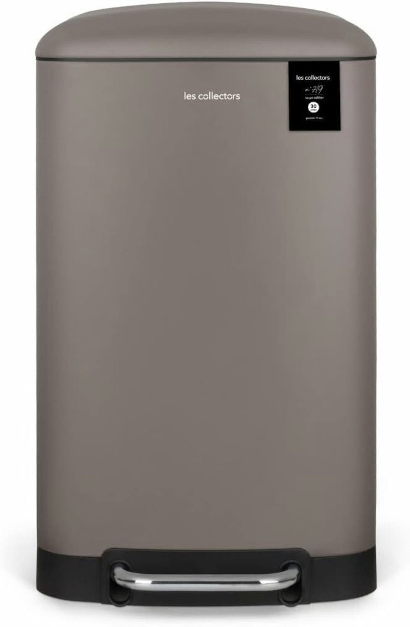 H.Koenig Mülleimer Les Collectors no 719 Design Mülleimer 30 Liter Taupe