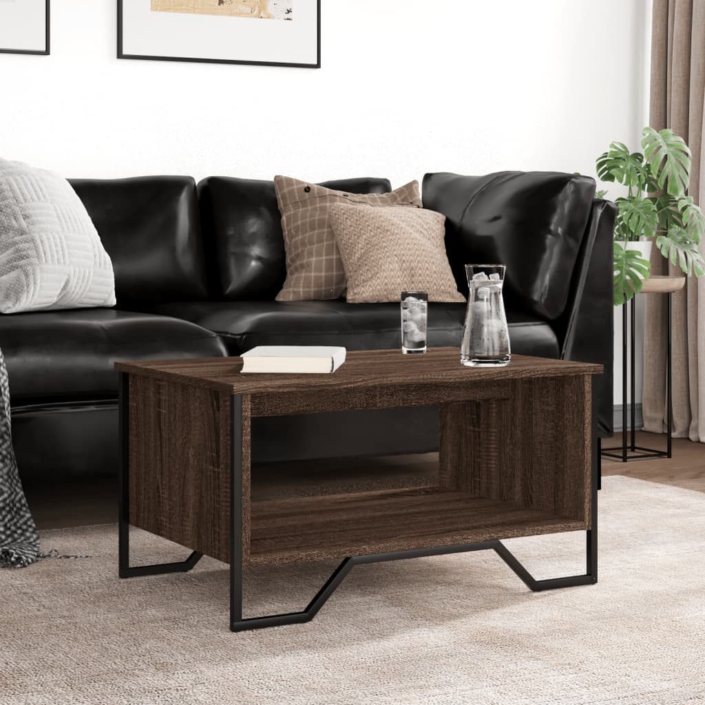 vidaXL Couchtisch Couchtisch Braun Eichen-Optik 75x51x40 günstig online kaufen