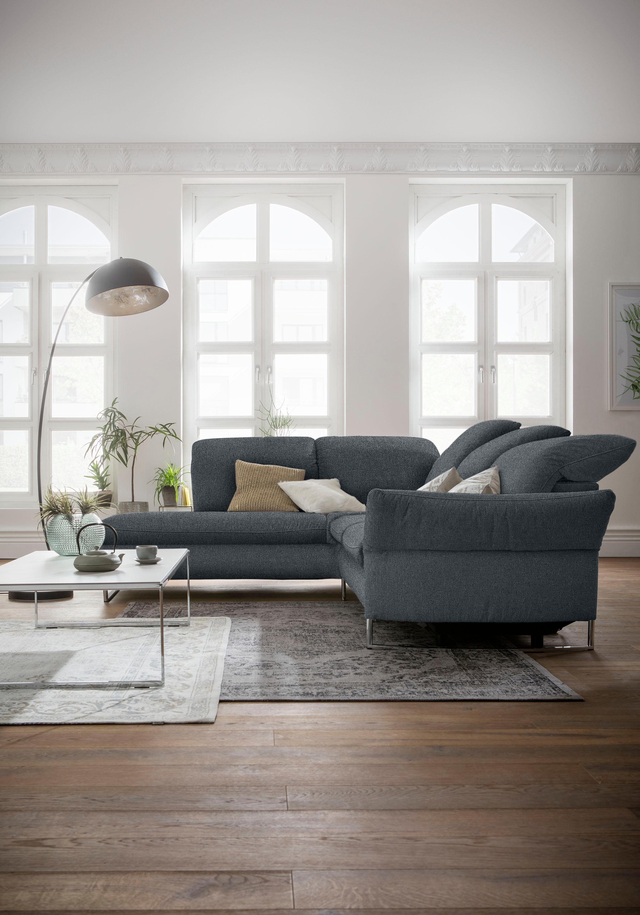 GALLERY M branded by Musterring Ecksofa Viviana, wahlweise mit motorischer Relaxfunktion