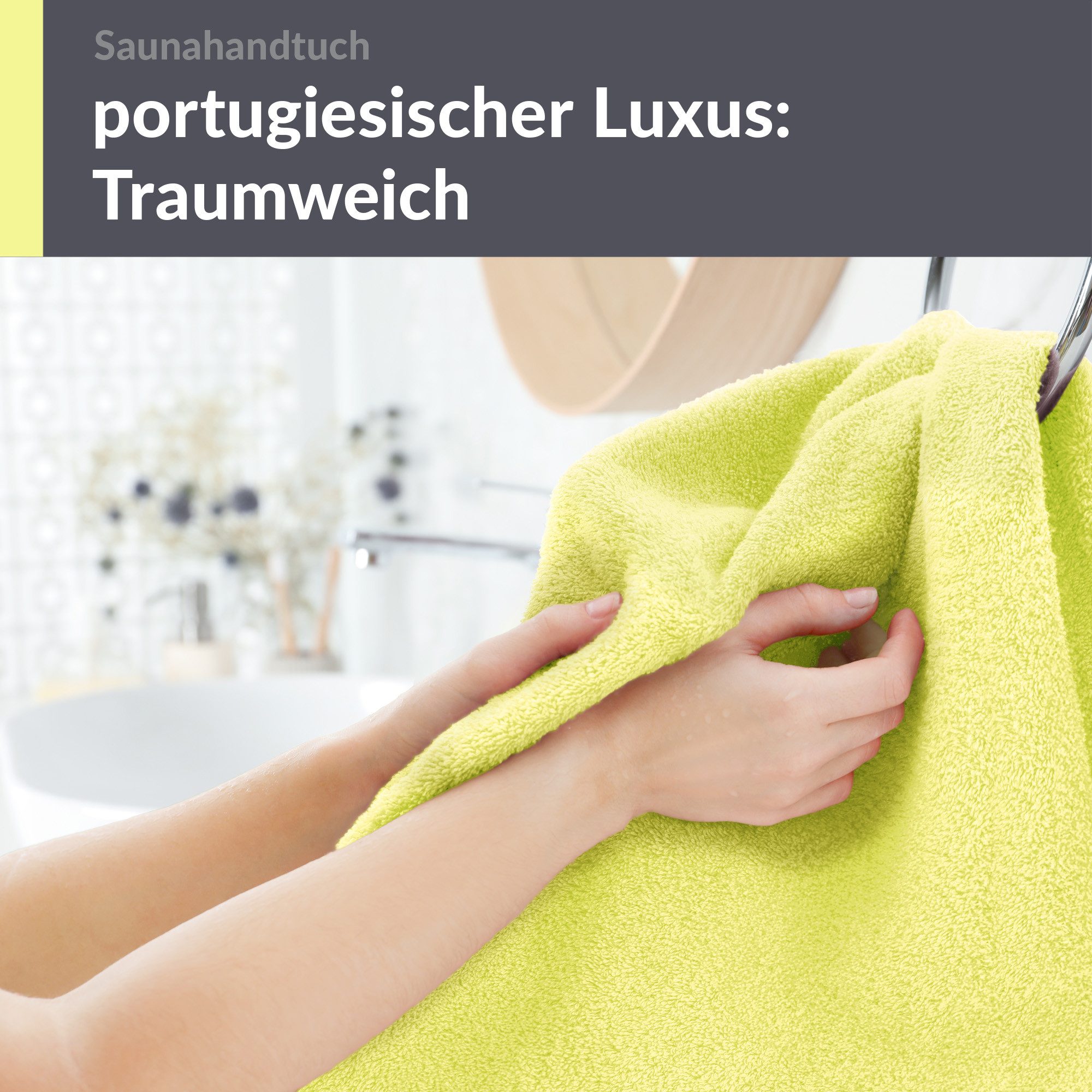 Lashuma Saunatuch XXL Handtuch London, Frottee (1-St), Badetuch Damen & Badehandtuch Herren 100x200 cm - Saunahandtuch 80x220