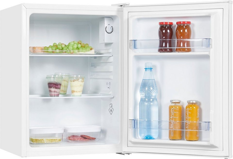 exquisit Kühlschrank Serie 2 KB60-V-150F weiss, 63 cm hoch, 47,5 cm breit