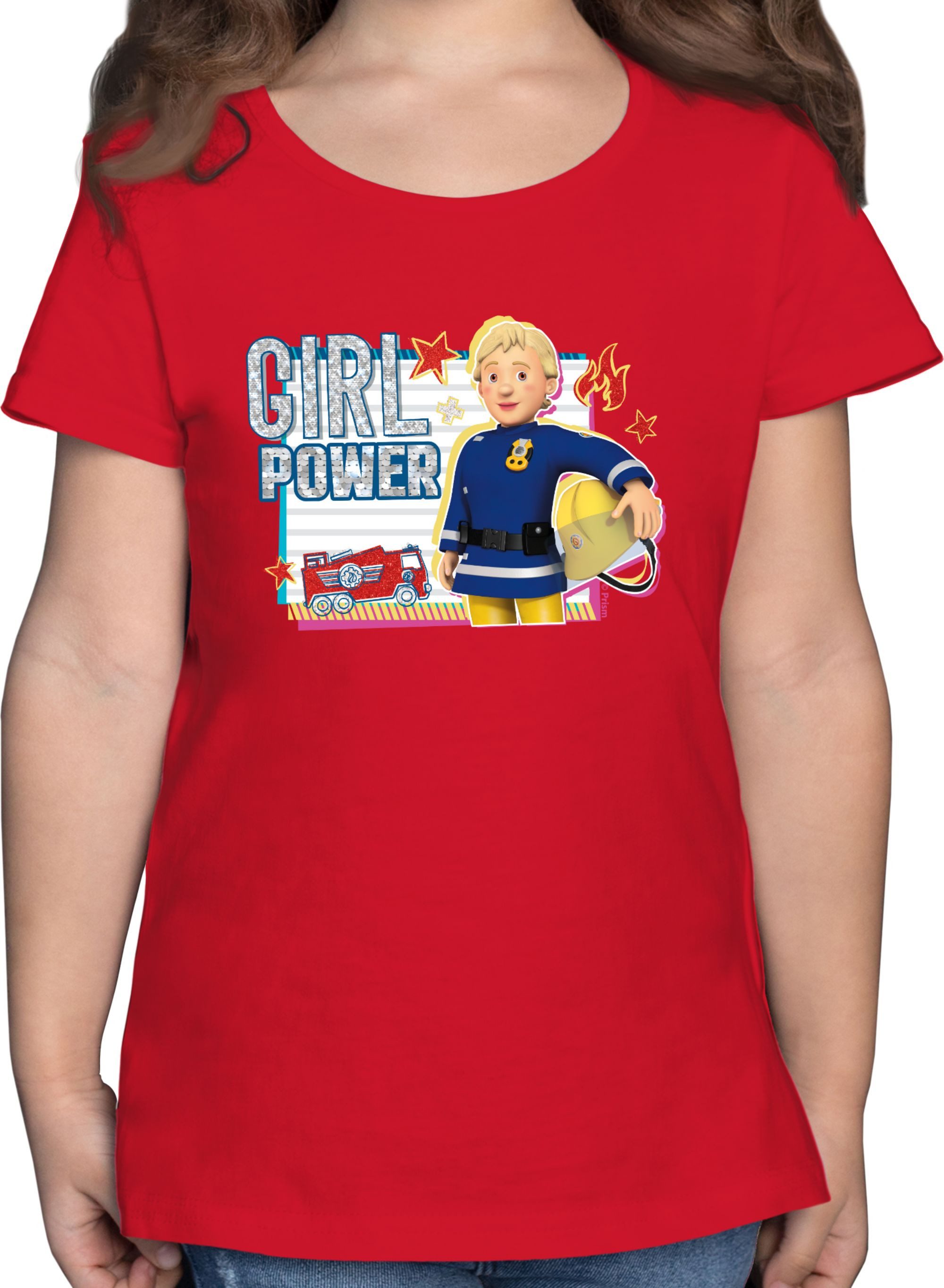 Shirtracer T-Shirt Girl Power - Penny Feuerwehrmann Sam Mädchen