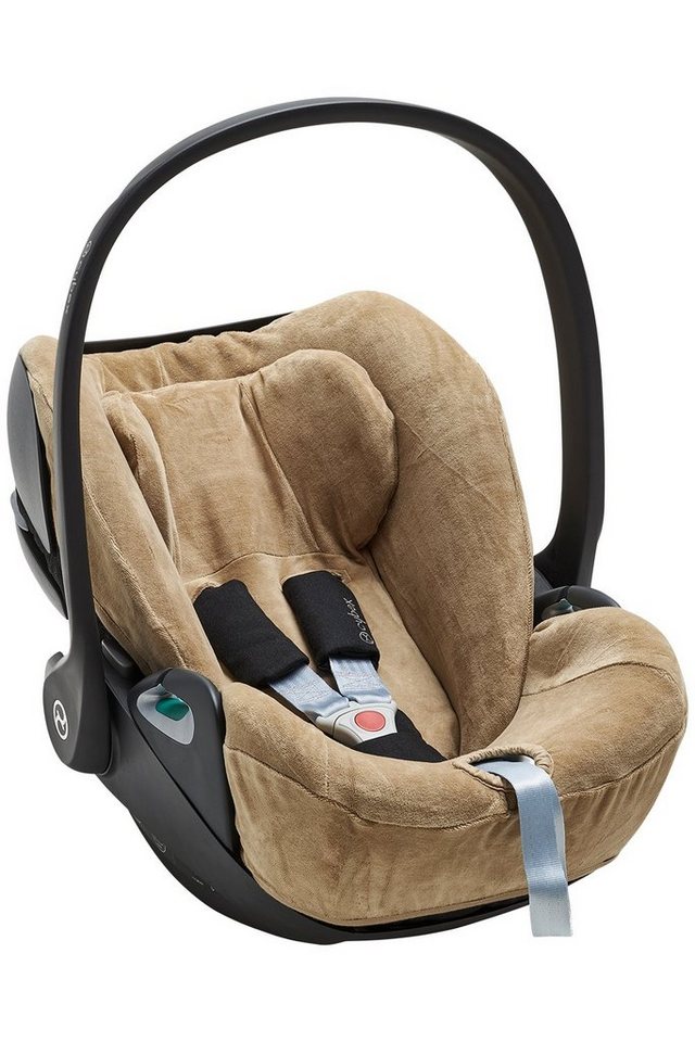 Meyco Baby Autositzbezug Velvet Taupe, 1-tlg., Gruppe 0 Cloud Z