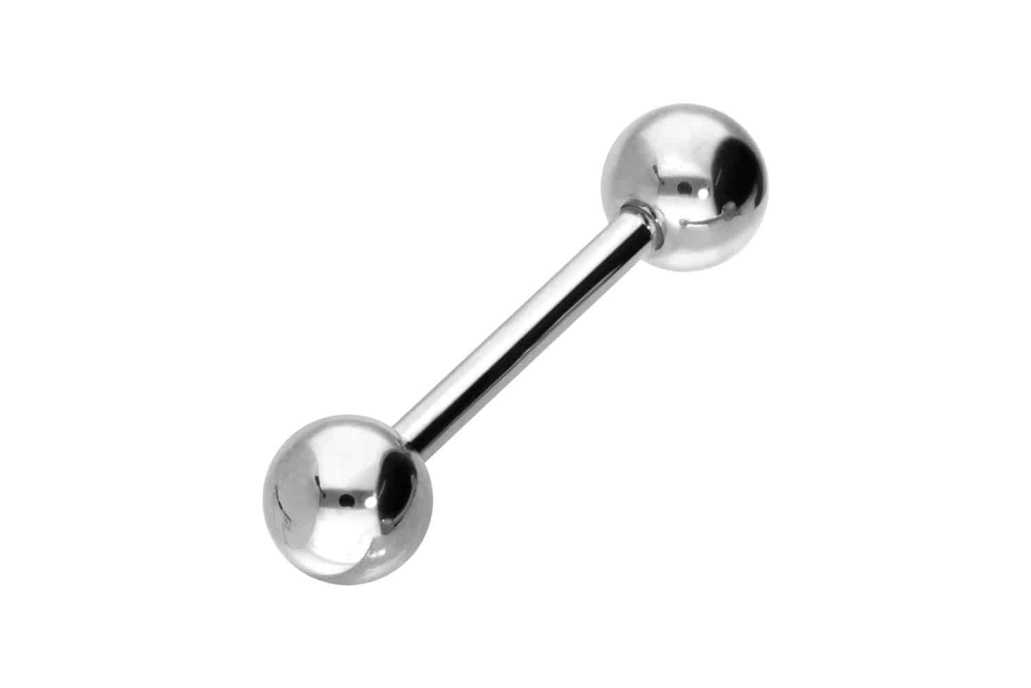 Brustwarzenpiercing 14/18 Karat Gold Barbell