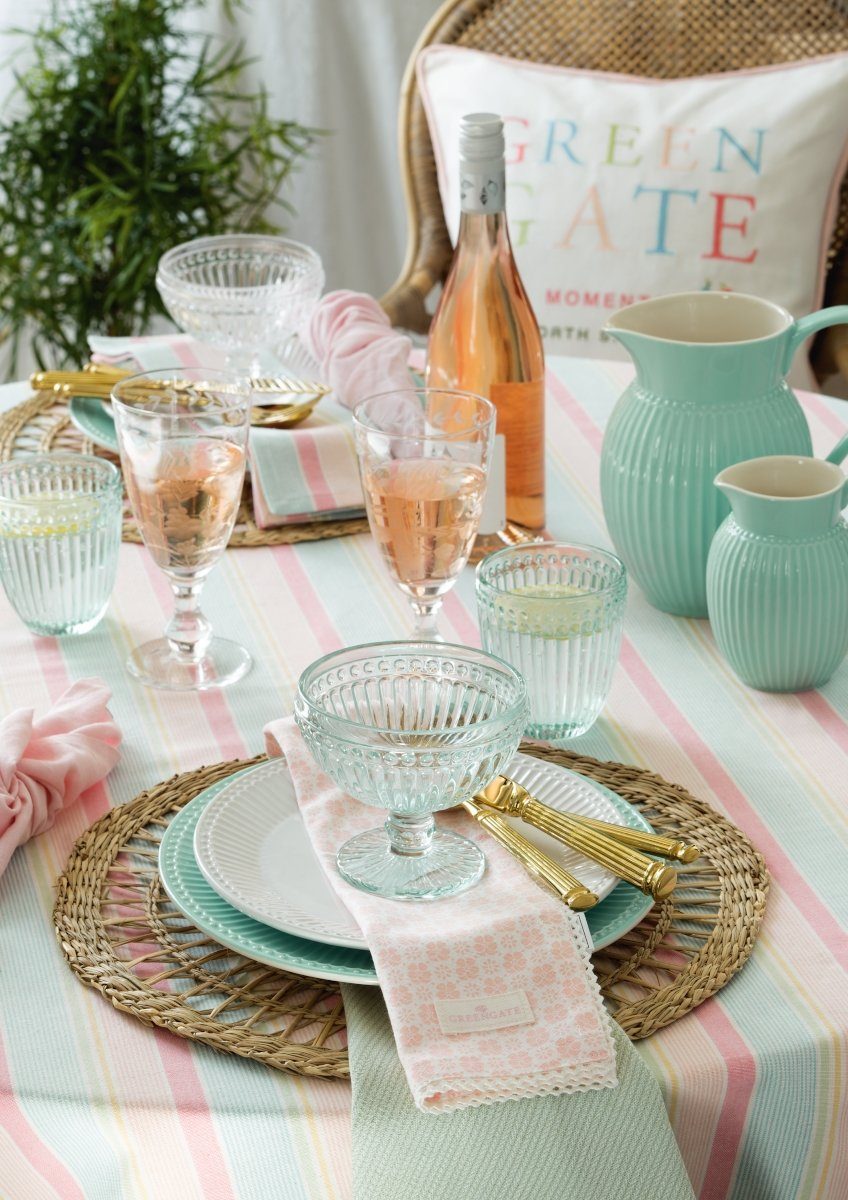 Greengate Glas Alice Glass Water cool mint 9 cm, Glas