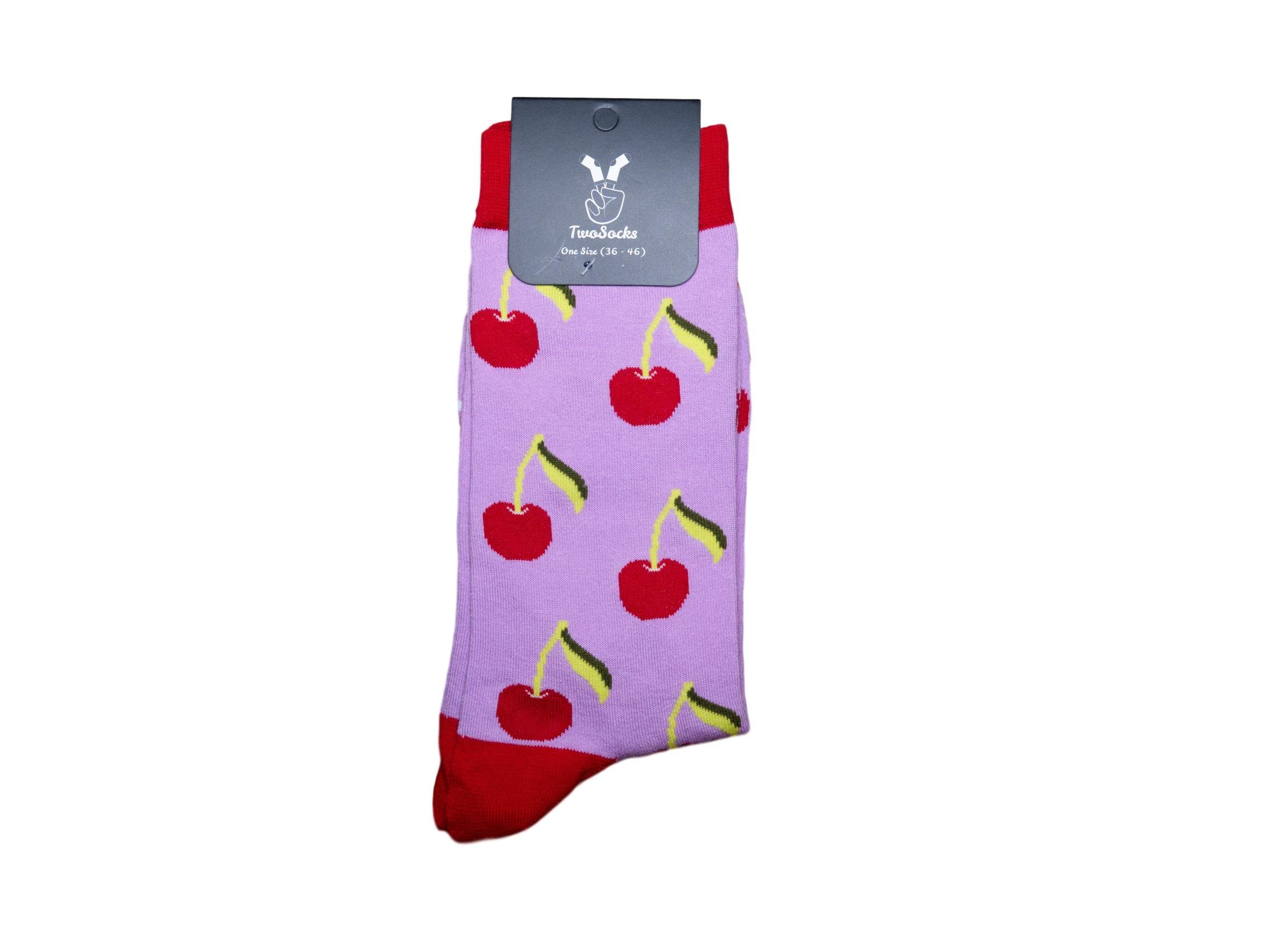 TwoSocks Freizeitsocken Kirsche Socken lustige Socken günstig online kaufen