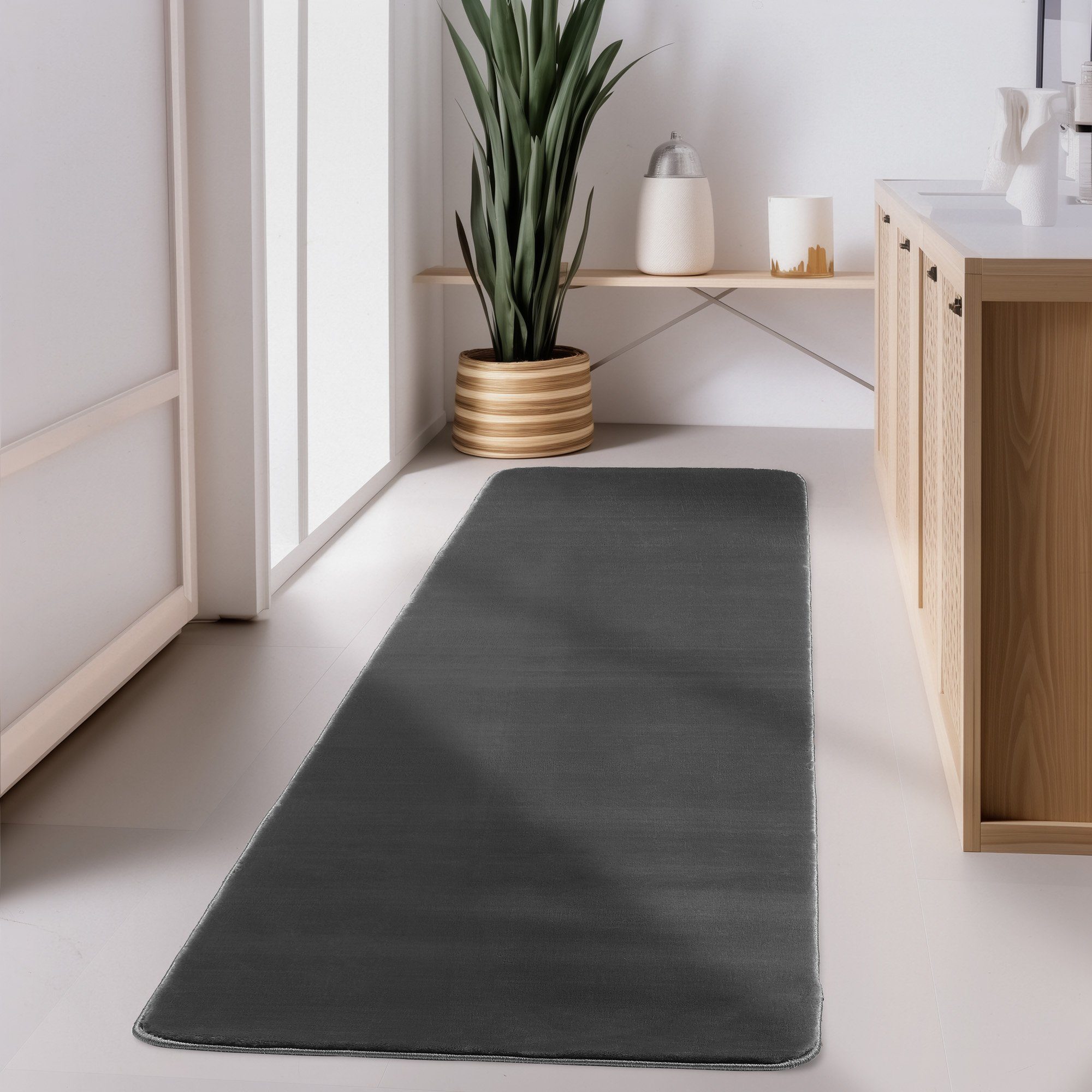 SIMPEX24 Teppich Unicolor - Einfarbig, Läufer, günstig online kaufen