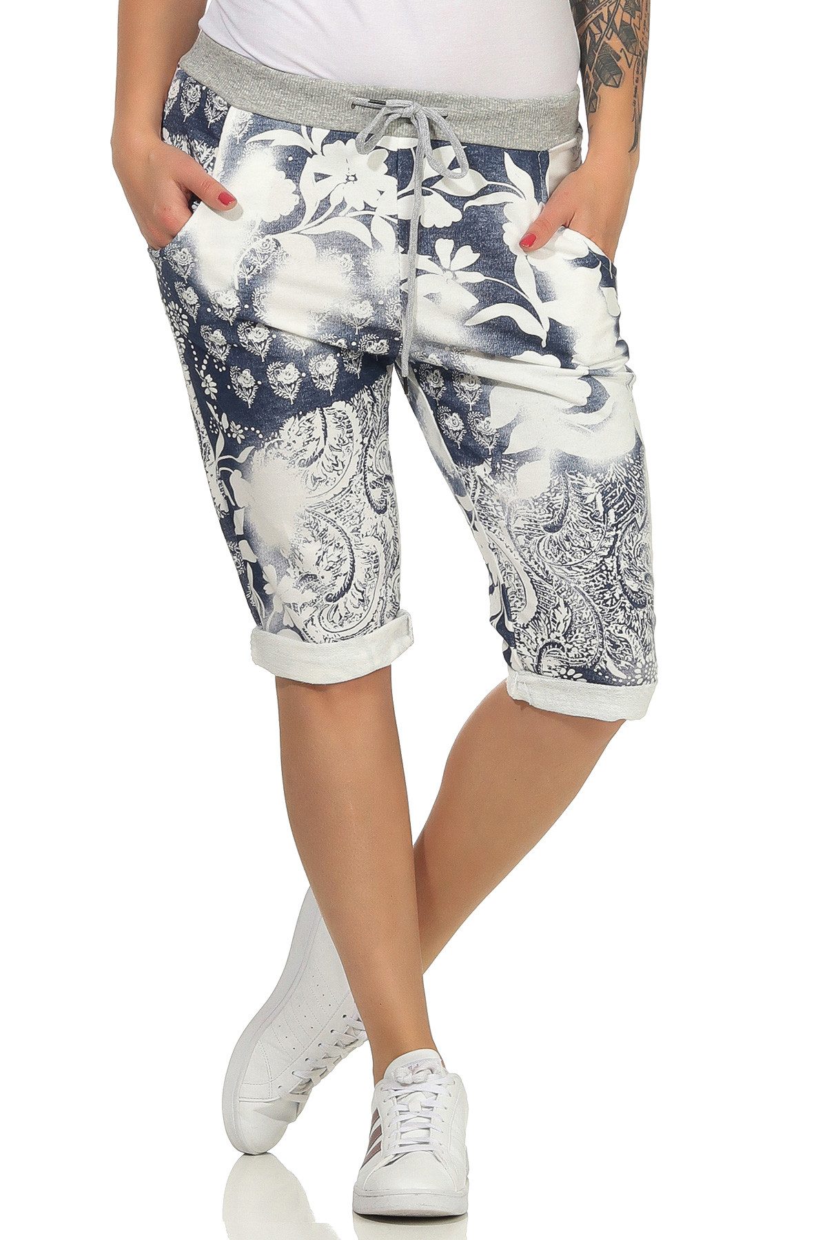 CLEO STYLE Sweatbermudas Bermuda Damen 30 Modell 5 36-40 – Bild 3 von 5