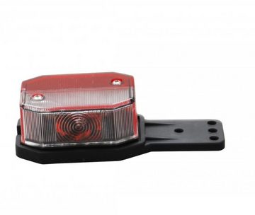Aspöck Anhänger-Rückleuchte 2x Flexipoint Positionsleuchte - Umrissleuchte rot/weiß, ohne Leuchtmittel, rot / weiß