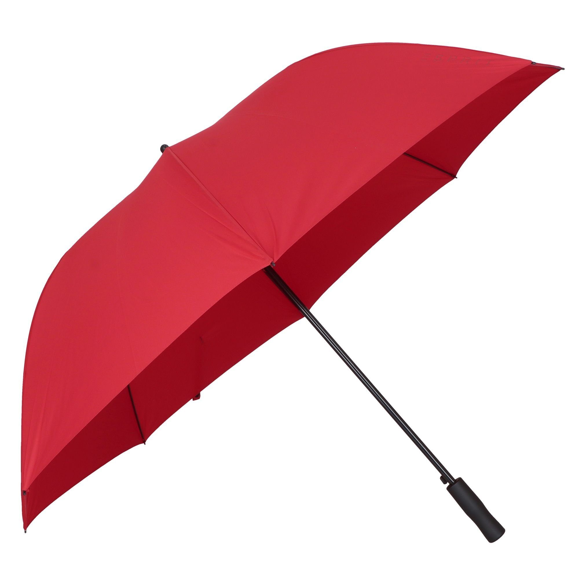 Toller Verkauf Esprit Stockregenschirm, 117cm flag red
