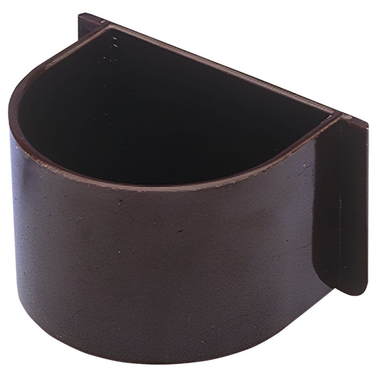Futternapf Papageiennapf oval braun