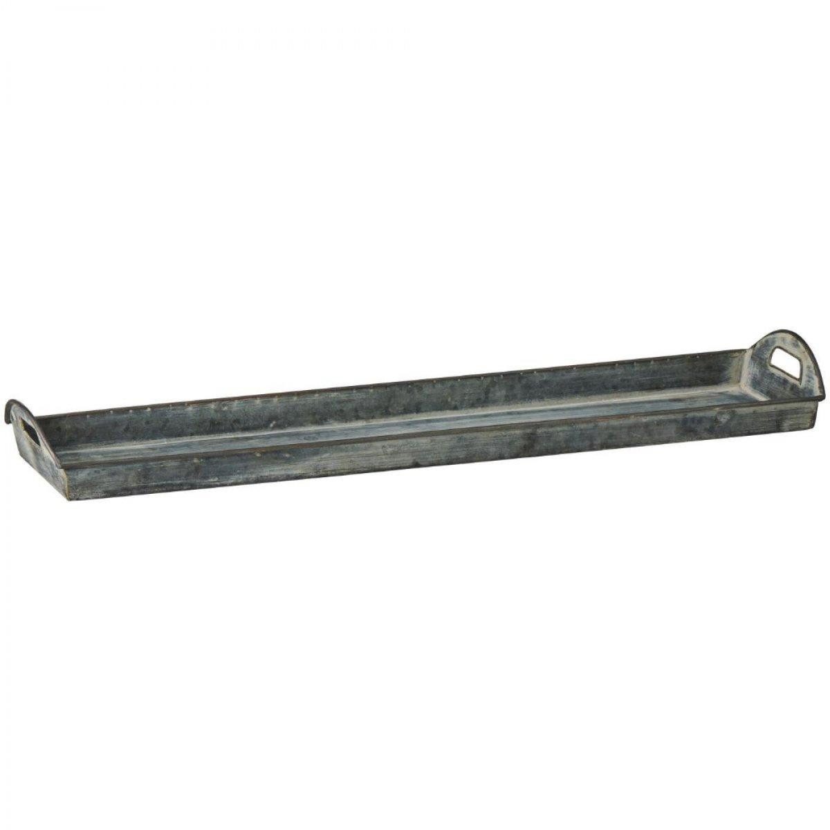Ib Laursen Dekofigur Ib Laursen Tablett Urban Garden länglich mit Henkeln (63,5x13,8x6,1cm)