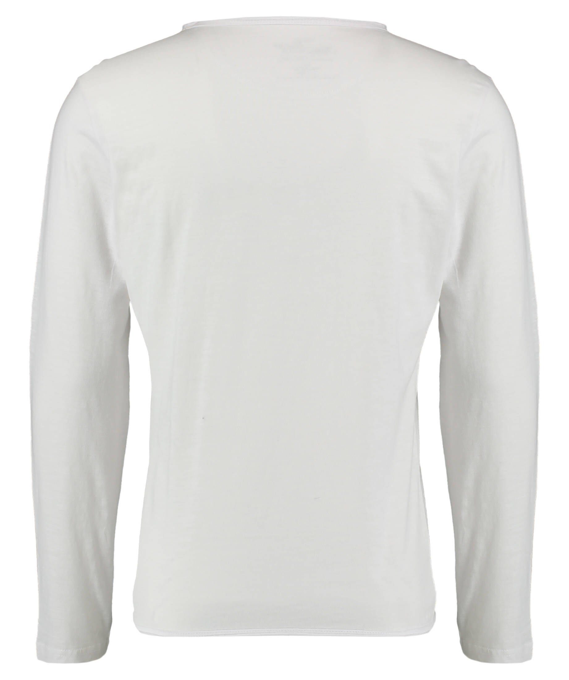 Key Largo T-Shirt Herren "MLS Cheese" weiss Shirt (10) (1-tlg) Langarm