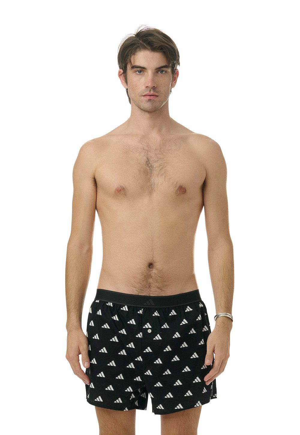 adidas Sportswear Trunk Active Woven (2er Pack) lockere Passform, Knopfleiste, elastischer Bund, Webqualität