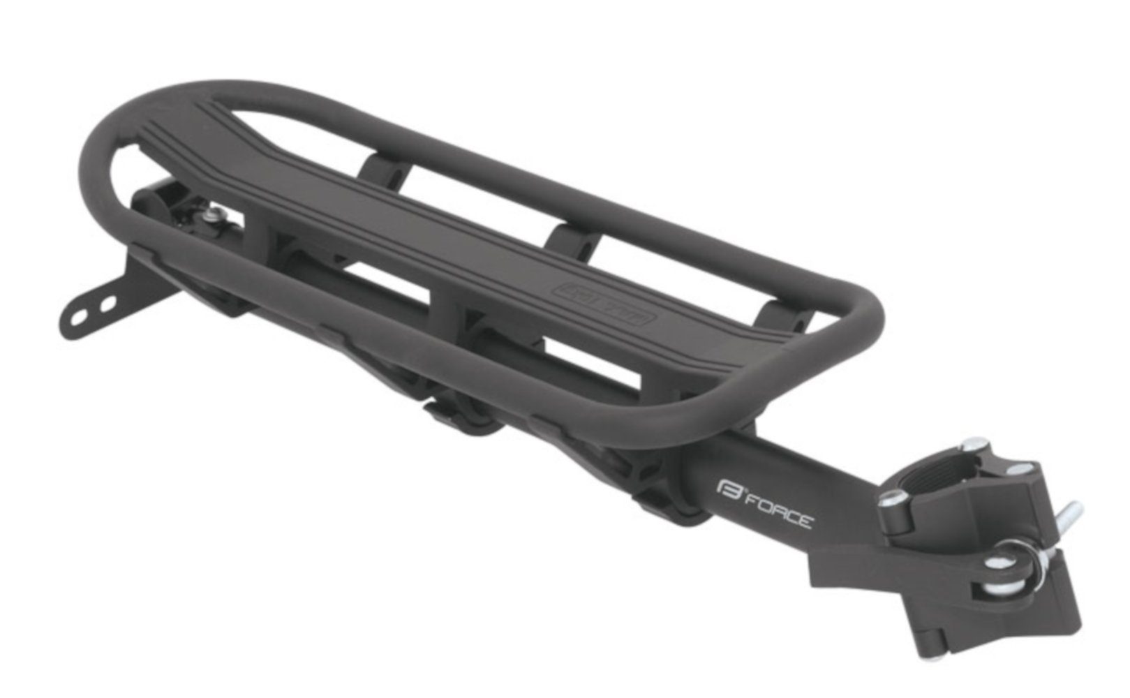 Fahrrad-Gepäckträger Force Alu Gepäckträger für Sattelstütze 25,0 - 31,6 mm mit Schnellspan