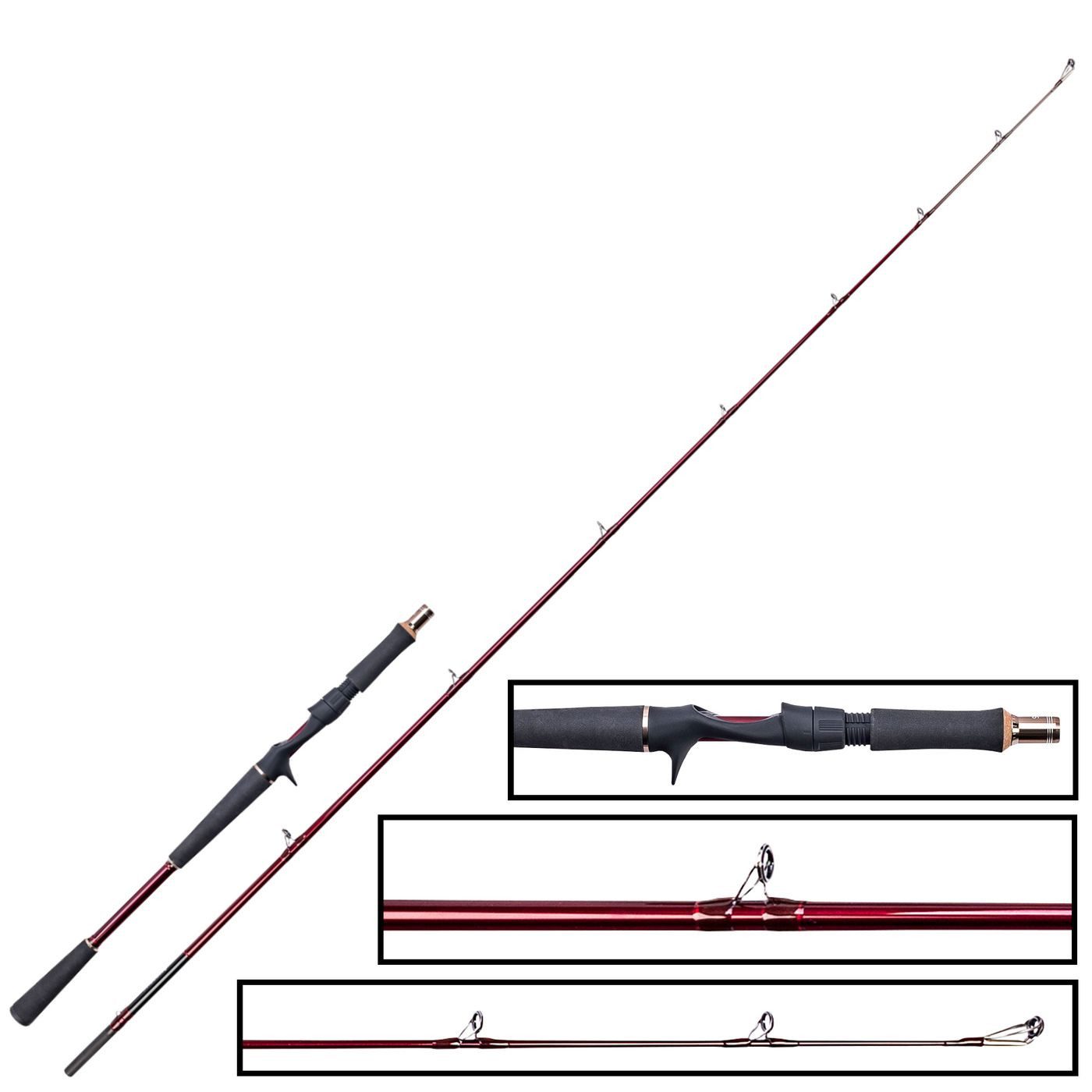 Baitcasterrute Westin W6 XXH Jerkbait 1,95m 40-130g Jerkbaitrute