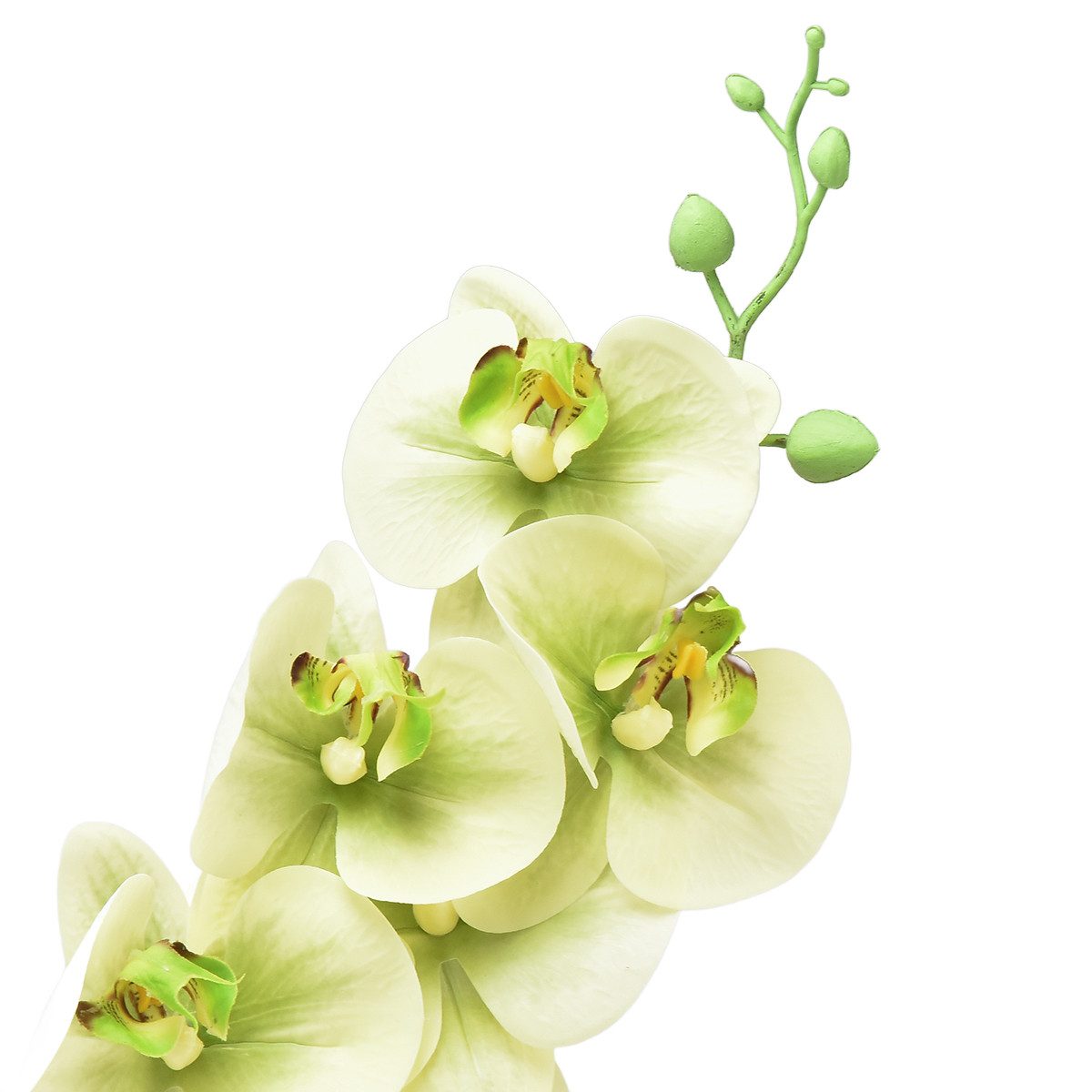 Kunstorchidee Orchidee Kunstblume Gelb Grün 83cm günstig online kaufen