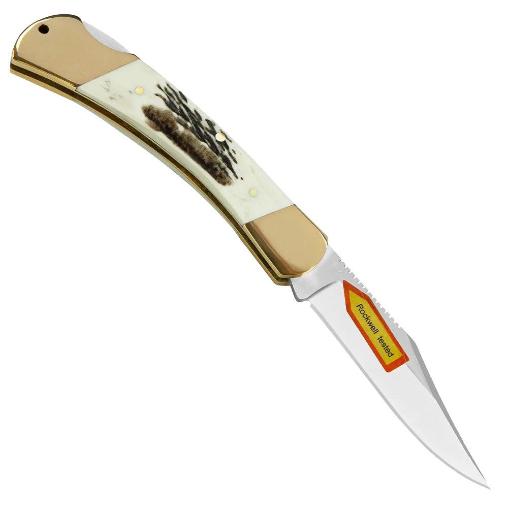 Puma Messer Taschenmesser PUMASGB Bear, Commando Stag - Taschenmesser