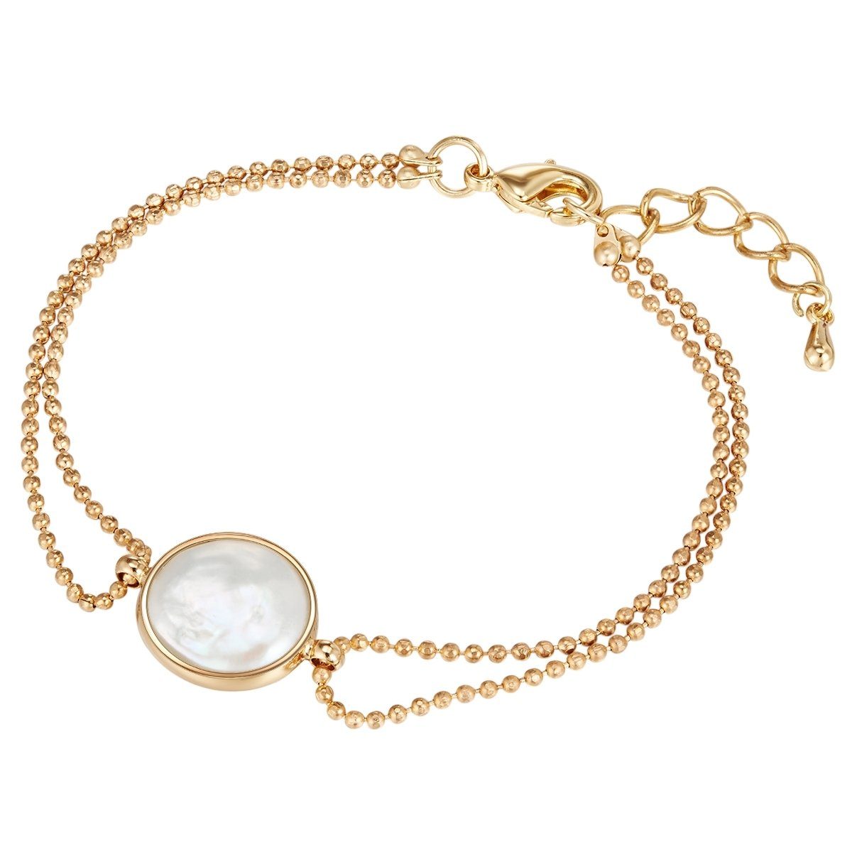 Lulu & Jane Perlenarmband gelbgold