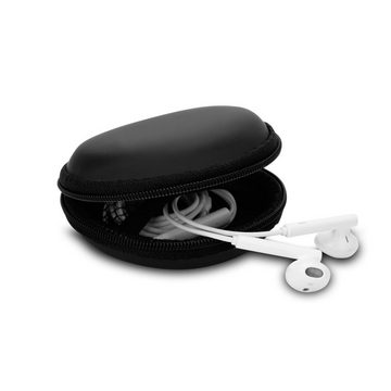 Cadorabo Kopfhörer-Schutzhülle Kopfhörer Aufbewahrungsbox Kopfhörer Aufbewahrungsbox, Kopfhöhrerbox - Aufbewahrungsbox - In-Ear - Rund