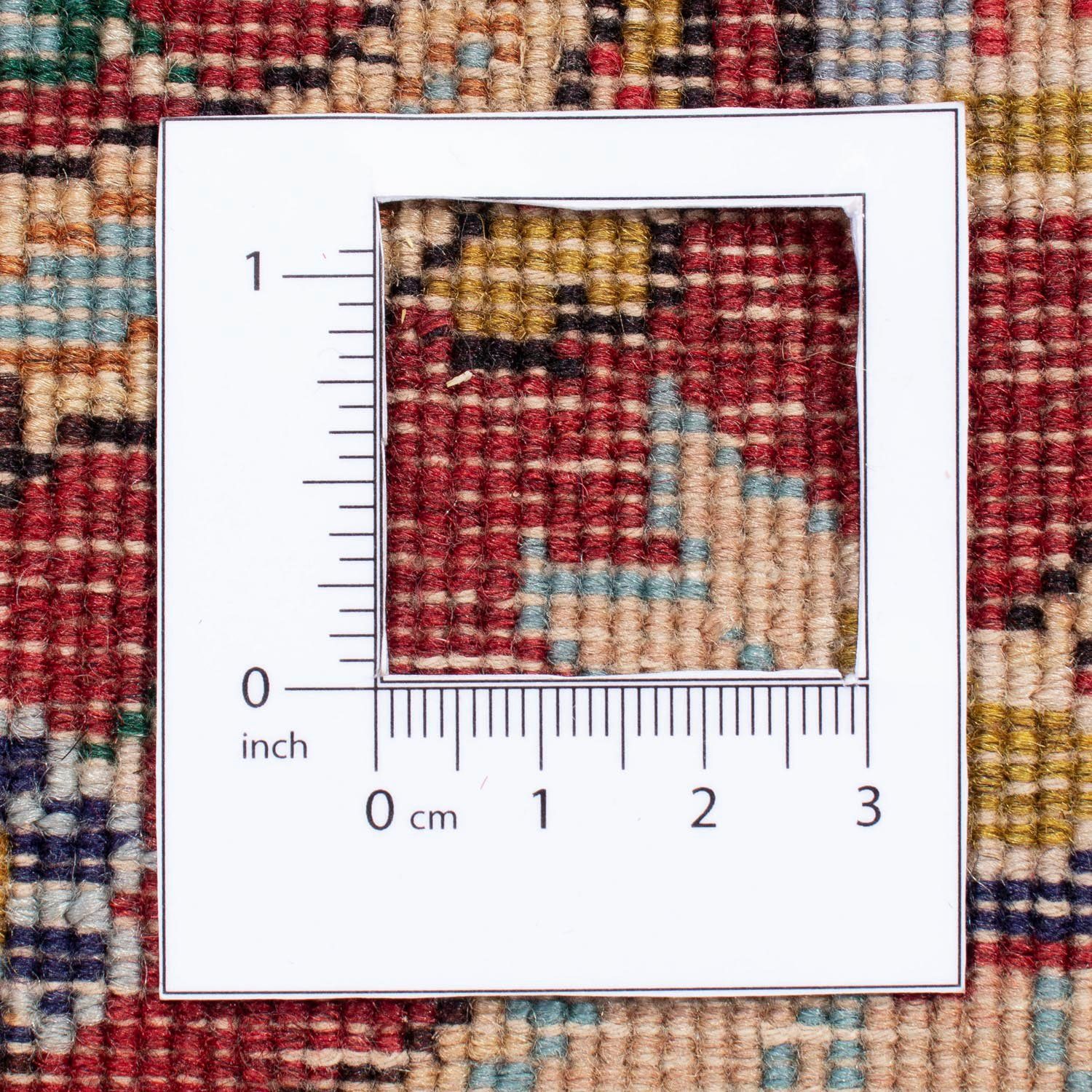 Wollteppich Täbriz - 50 Unikat Medaillon Zertifikat scuro rechteckig, cm, Höhe: 200 x morgenland, Blu mm, 295 8 mit Raj