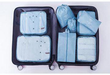 Coonoor Kofferorganizer koffer Organizer 10-teilig,Packing Cubes,leichte Reisegepäck-Organizer (10-tlg), wasserdicht,platzsparend,Packwürfel für Koffer,travel organizer