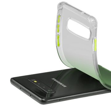 CoolGadget Handyhülle Farbverlauf Twilight Hülle für Samsung Galaxy S10 Plus 6,4 Zoll, Robust Hybrid Slim Cover Kamera Schutz Hülle für Samsung S10 Plus Case