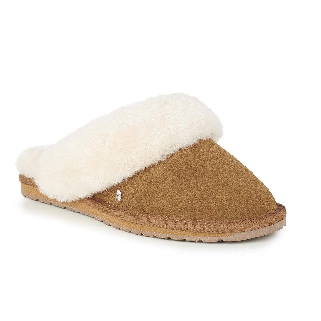Emu Australia Jolie (Wildlder, Lammfell) braun Damen Hausschuh