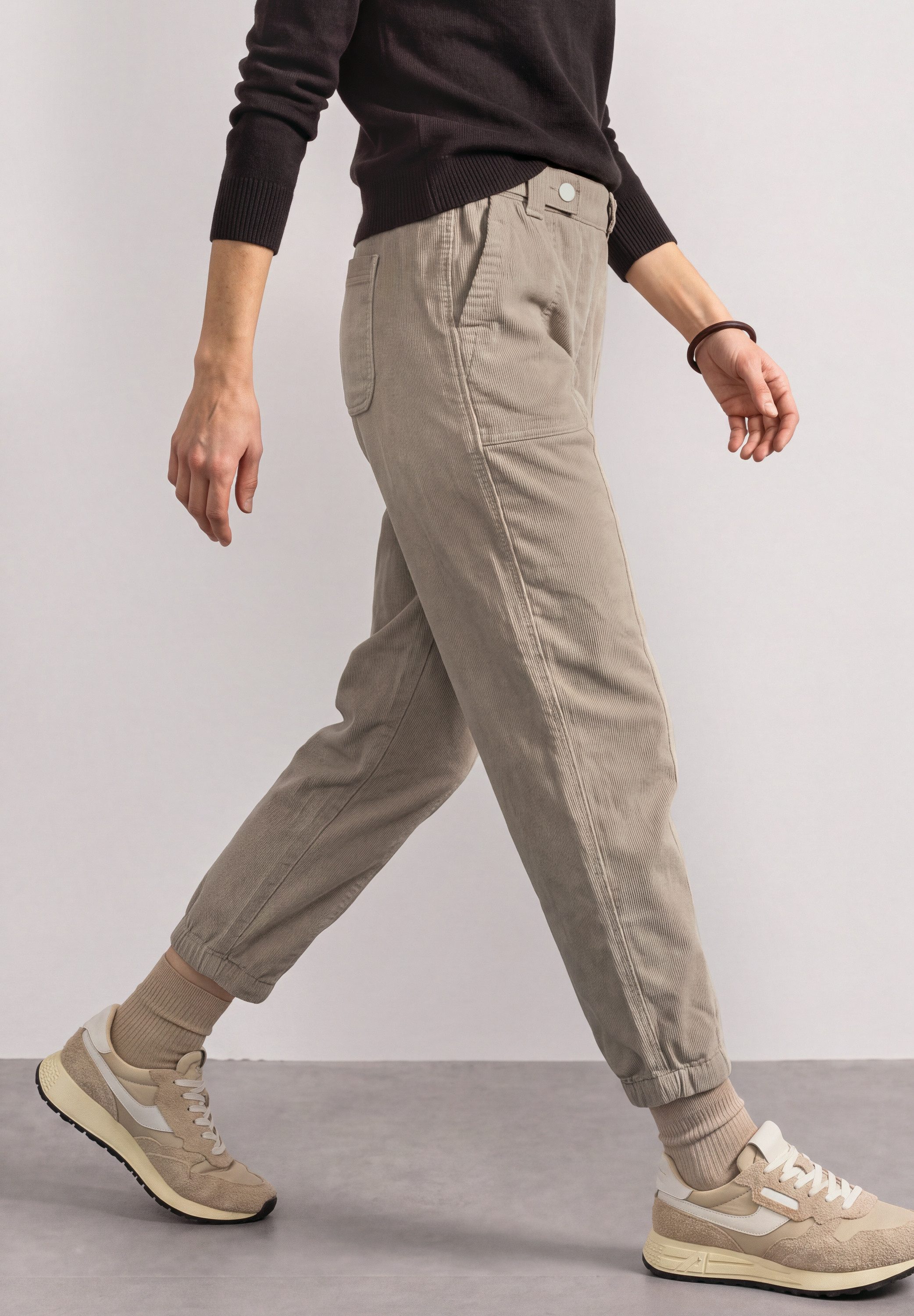STREET ONE Cordhose mit Elastikbund